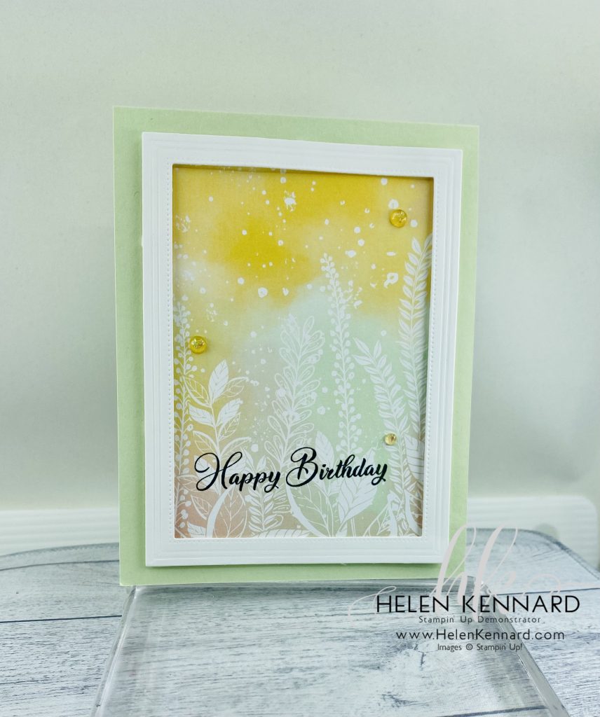 Birthday Cards using Fabulous Frames Dies - HelenKennard.com - Helen ...