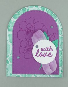 fun fold card inside