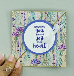 Knowing You Fun Fold all occasion card