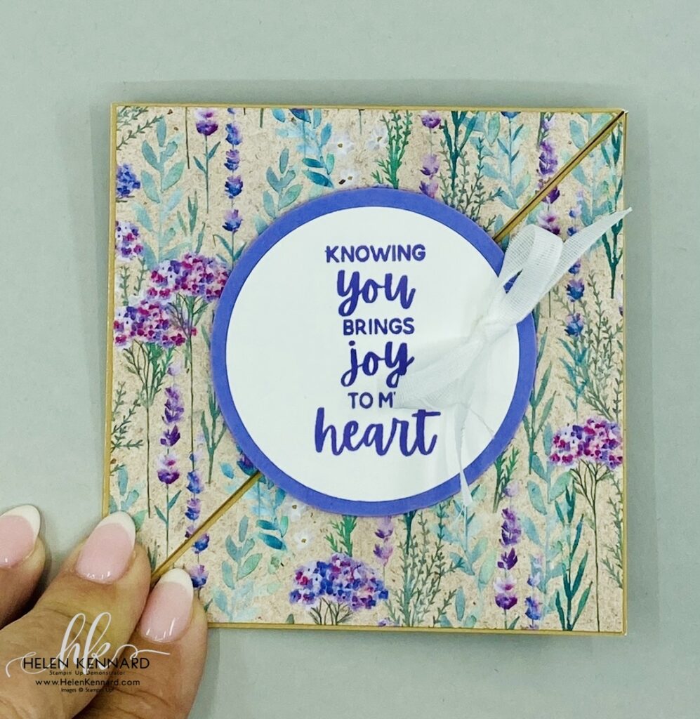 Knowing You Fun Fold all occasion card